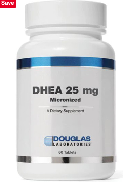 DHEA 25MG 60CAP (DISSOLVABLE )